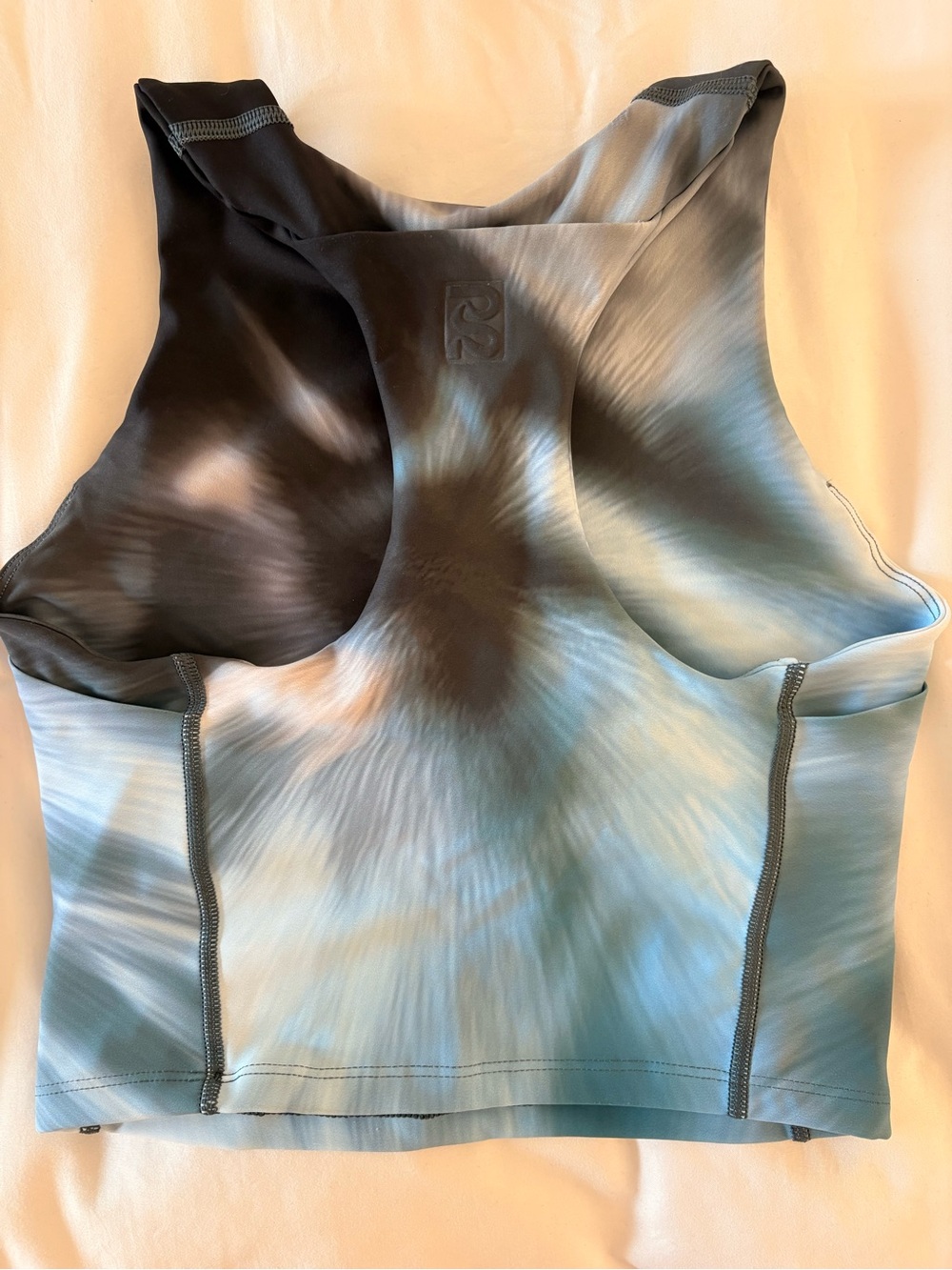 Bandit Stamina Race Crop, Storm Blue Tie Dye - Picture 2 of 4